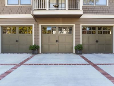 Traditional house with three single car garage ; Shutterstock ID 376244344; PO: Zeus