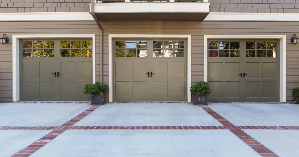 Traditional house with three single car garage ; Shutterstock ID 376244344; PO: Zeus