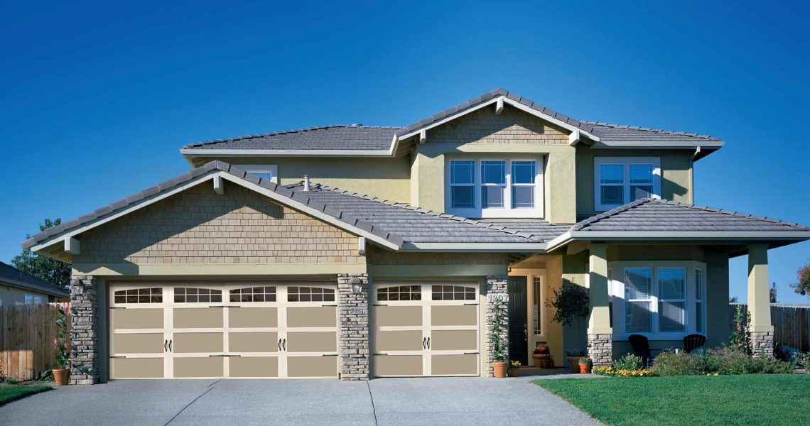 arched garage door