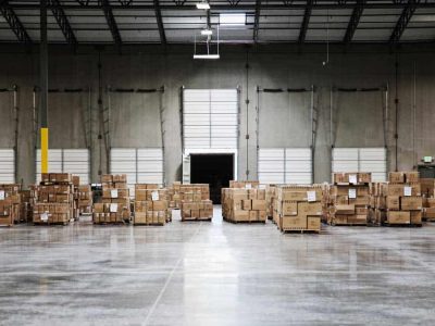 cardboard-boxes-at-loading-dock-in-warehouse