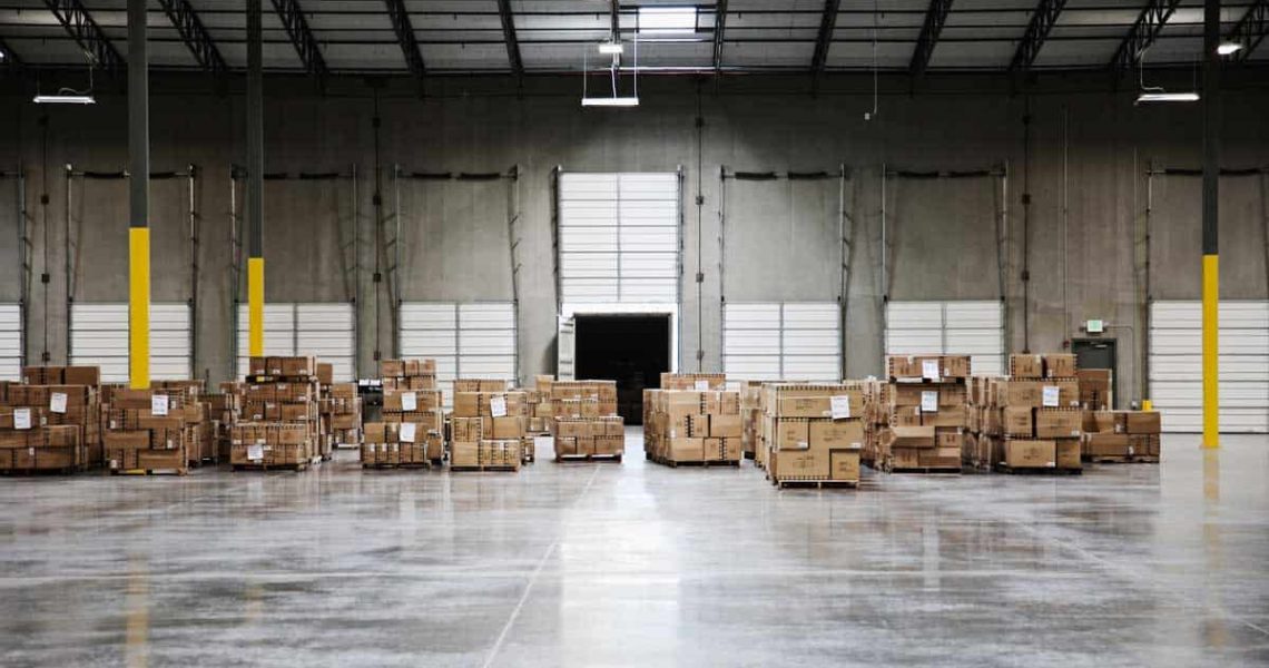 cardboard-boxes-at-loading-dock-in-warehouse