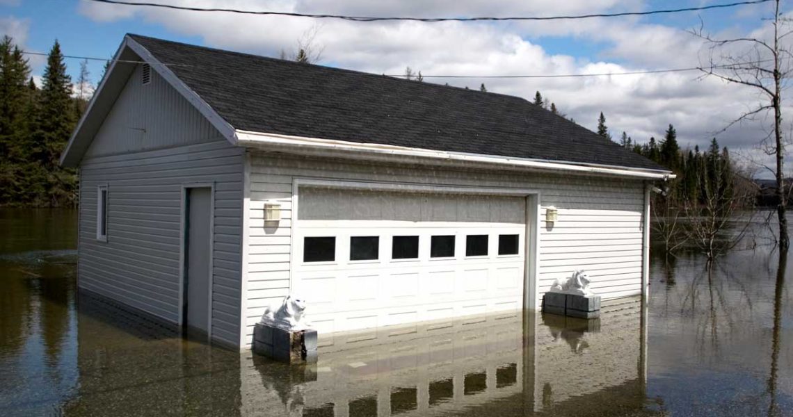 Signs Of Garage Water Damage What, How To Stop Water From Getting Under Garage Door