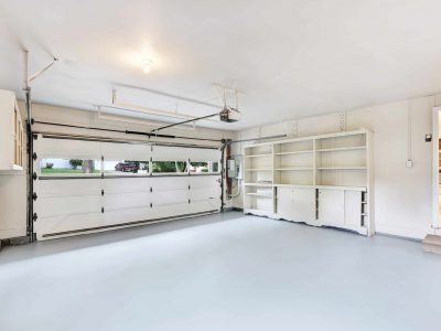 Empty garage interior in American house. Northwest, USA.; Shutterstock ID ; Purchase Order: Zeus